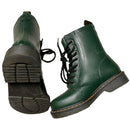 Dr Martens High Boots Bottle Green Rubber Womens (UK 4)