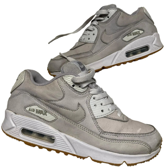 Nike Air Max 90 Grey and White Gum Sole (UK 6)