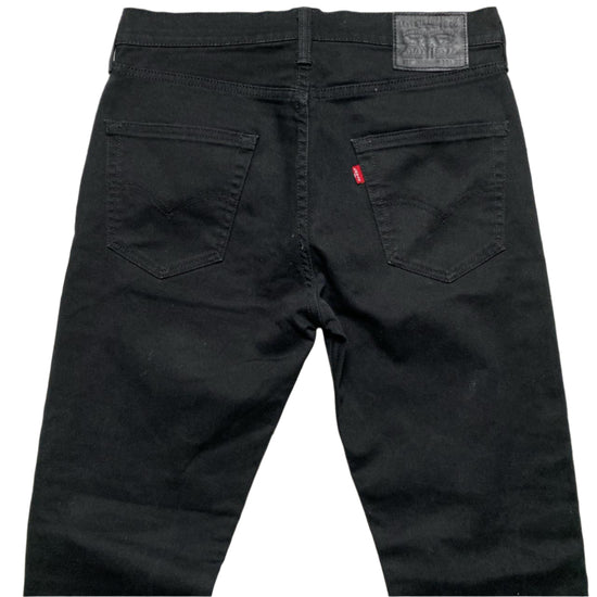 Levis 522 Black Slim Fit Jeans (30W)