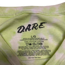 Dare To Keep Kids Off Drugs Green White and Purple Tie Dye T Shirt (L)