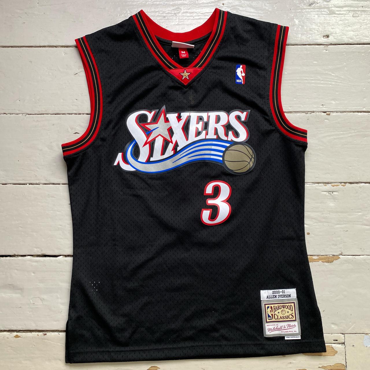 Philadelphia 76ers Sixers Iverson NBA Mitchell and Ness Basketball Jersey