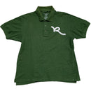 Rocawear Green and White Polo Shirt (M)
