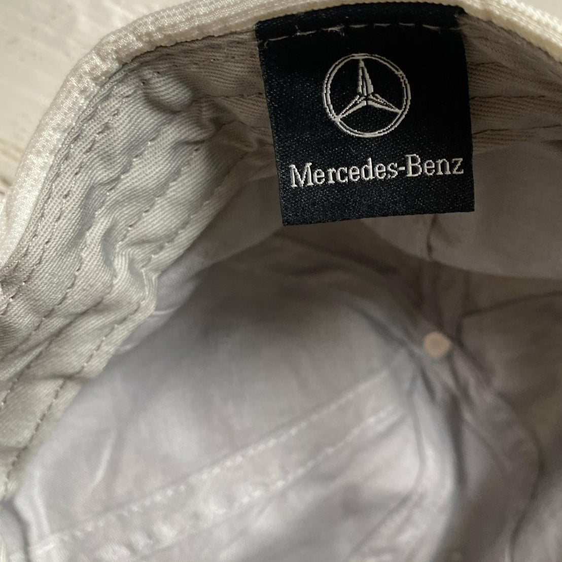 Mercedes Benz Lewis Hamilton Vintage Silver and Red Cap