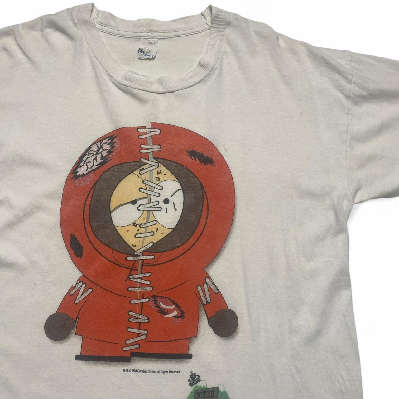 South Park Kenny Vintage 90’s Single Stitch White T Shirt (M)