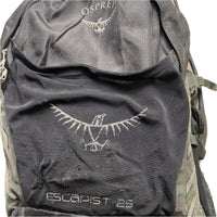 Osprey Escapist 25 Airscape Black and Green Rucksack Travelling Bag