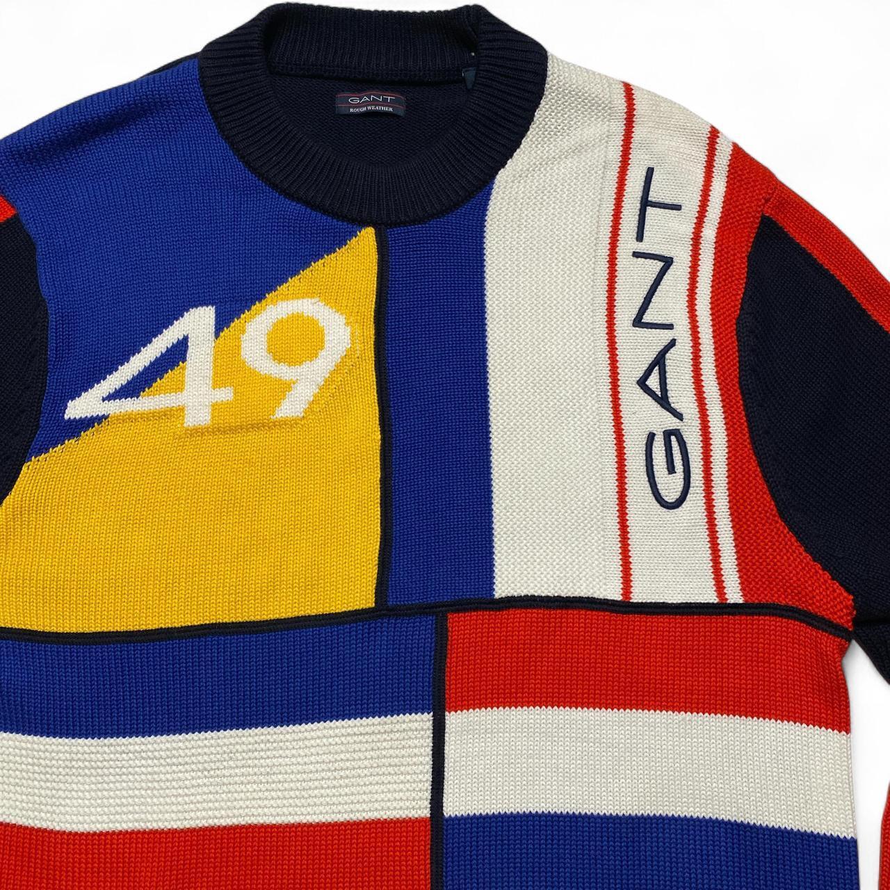 GANT Rough Weather Sailing Multicolour Knit Jumper (L)