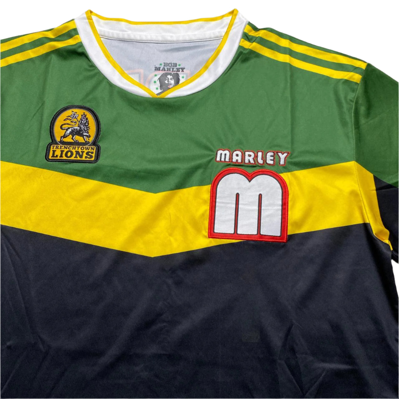 Bob Marley Vintage Football Jersey T Shirt (2XL)