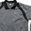 Nike Swoosh Grey Black and White Shell Tracksuit Jacket (L)