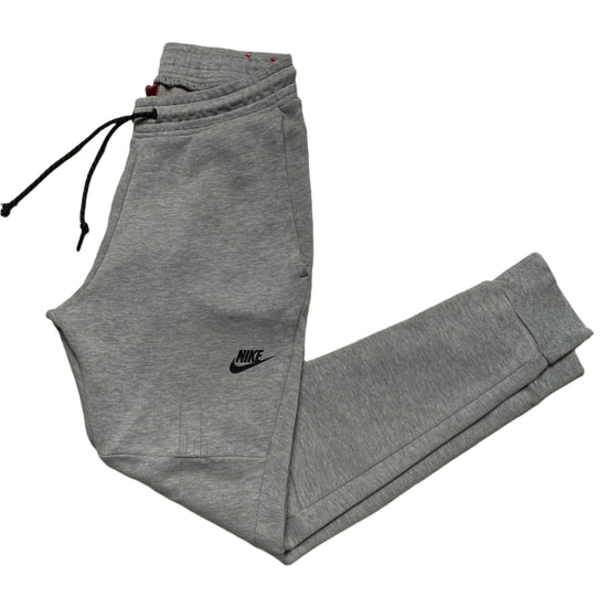 Nike Grey and Black Tech Fleece Bottoms (S)