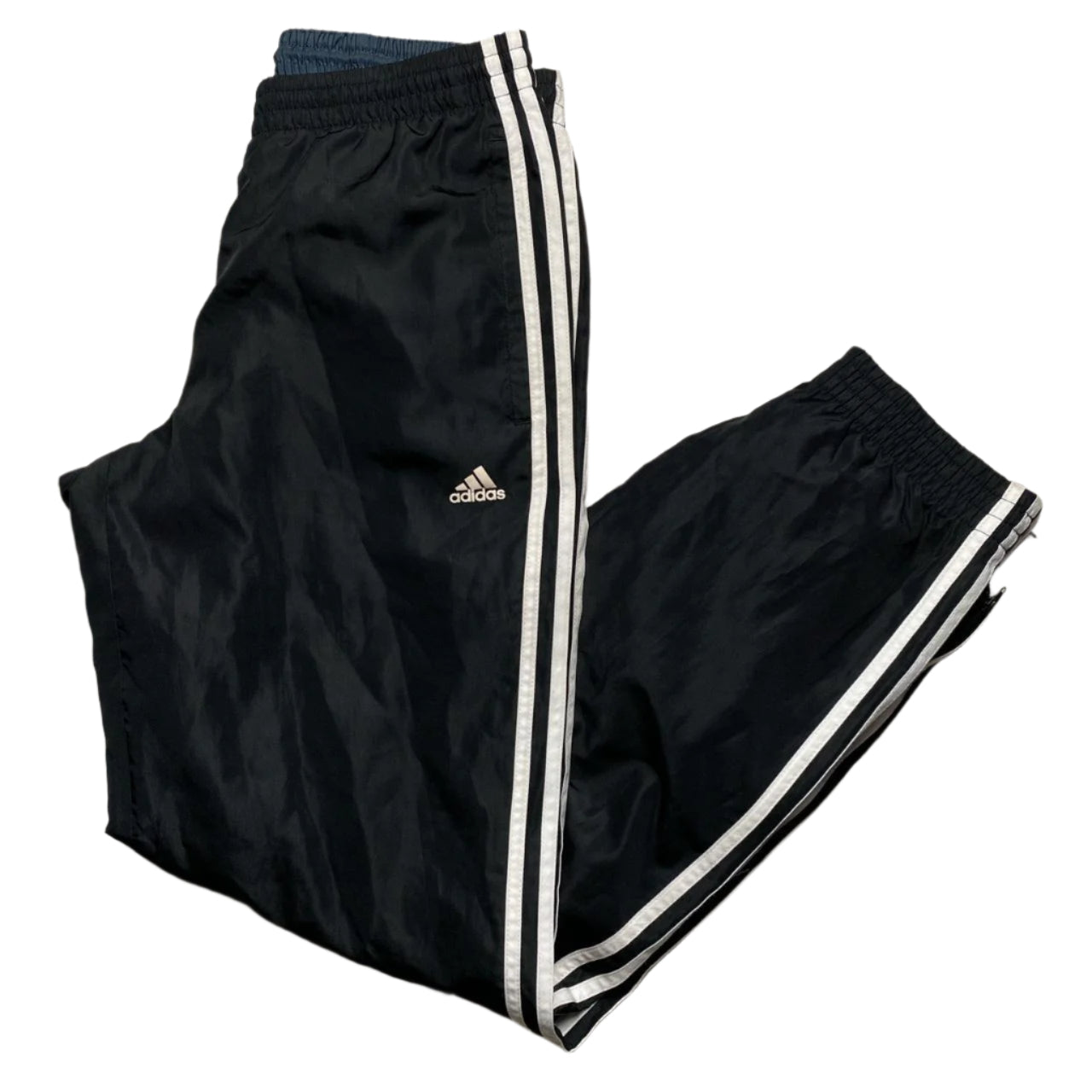 Adidas Climalite Black and White Shell Trackpant Bottoms (S)
