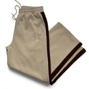 Jehucal Cream and Brown Baggy Trackpant Joggers (L)