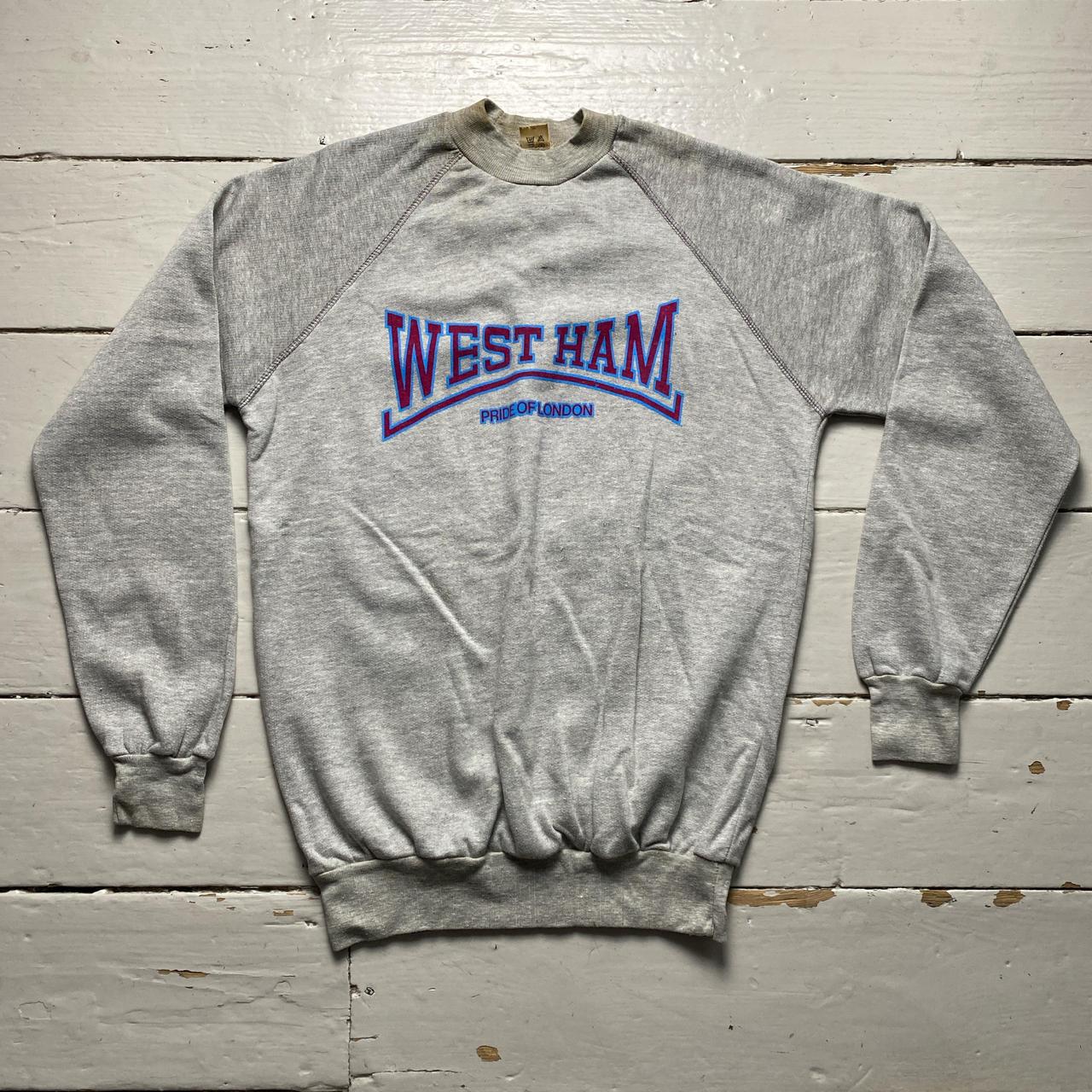 West Ham Vintage Pride of London Grey Clarinet and Blue Grey Jumper