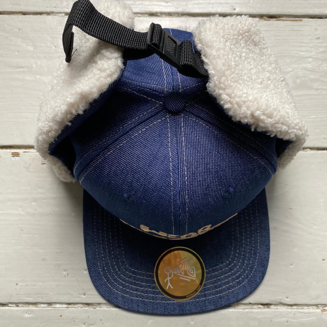 Swoosh Denim Dog Ear Trapper Hat