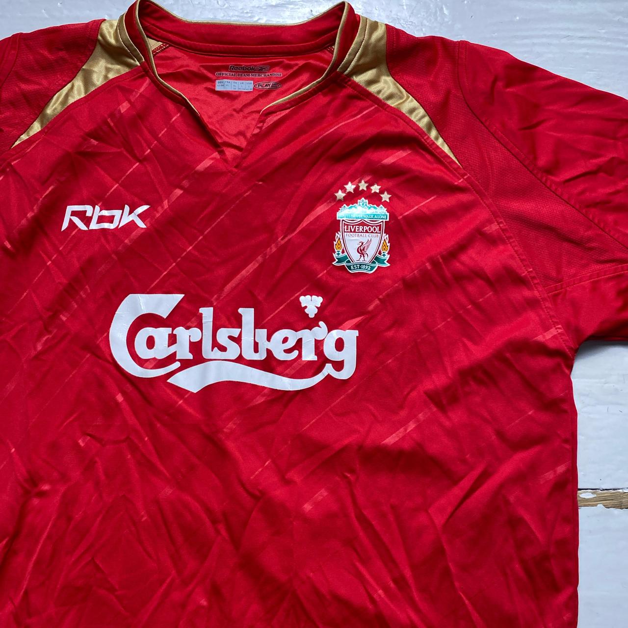 Liverpool Reebok Carlsberg Vintage Home Football Jersey
