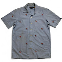 Polo Ralph Lauren USA Light Blue Short Sleeve Shirt (XS)