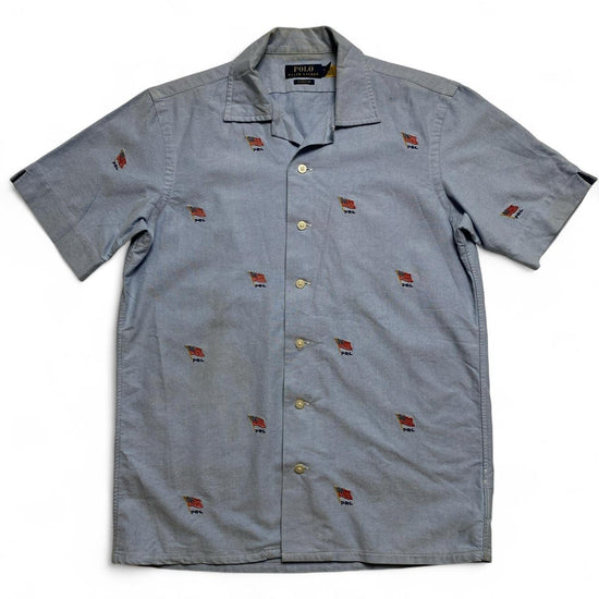 Polo Ralph Lauren USA Light Blue Short Sleeve Shirt (XS)