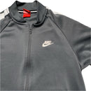 Nike Grey and White Tracksuit Jacket (S)