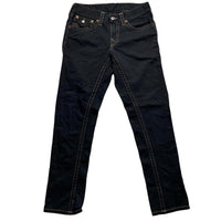 True Religion Black and Gold Ricky Jeans (32W)