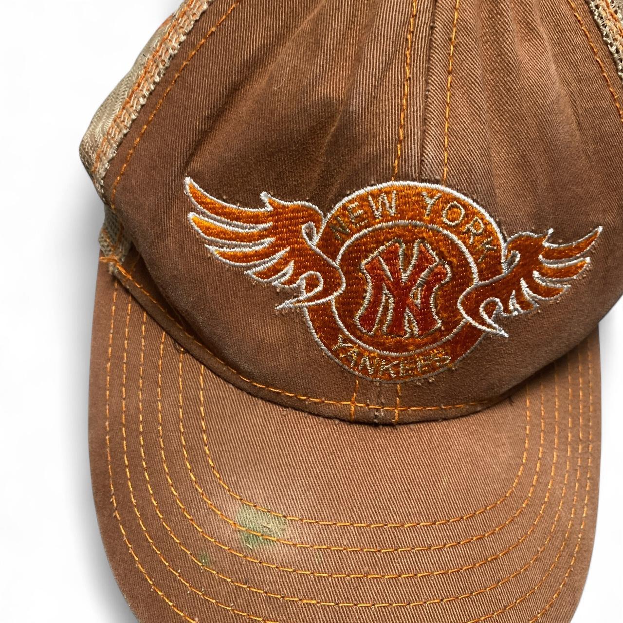 New York Yankees New Era Brown and Orange Trucker Cap