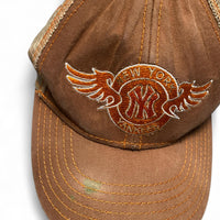 New York Yankees New Era Brown and Orange Trucker Cap