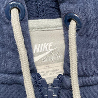 Nike Navy and Grey Swoosh Hoodie Gilet (M)