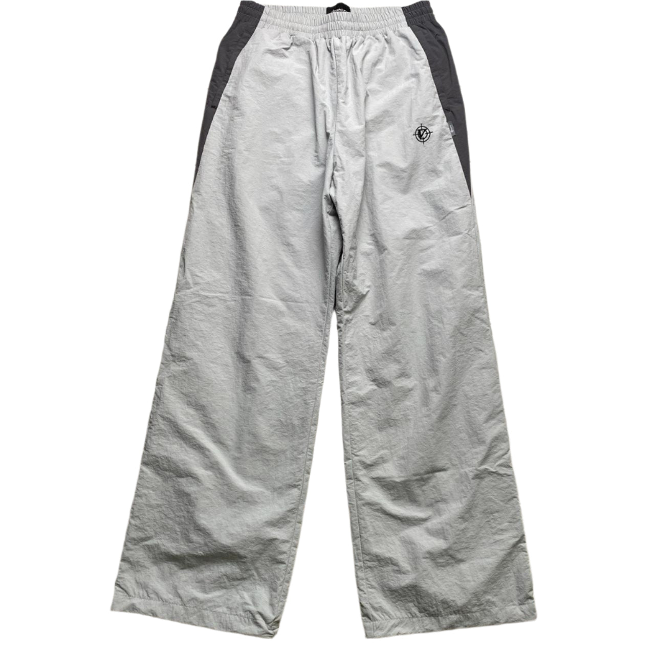 Vicinity Grey and Silver Nylon Shell Full Tracksuit (L)