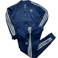 Adidas Originals SST Navy and White Tracksuit (M)