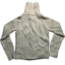 Evisu Vintage Wool Cream Button Up Embroidery Heron Jumper (L)