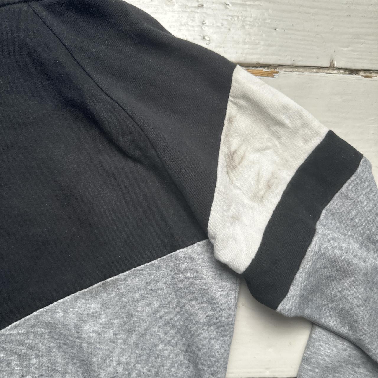 Trapstar Grey Black and White Hoodie