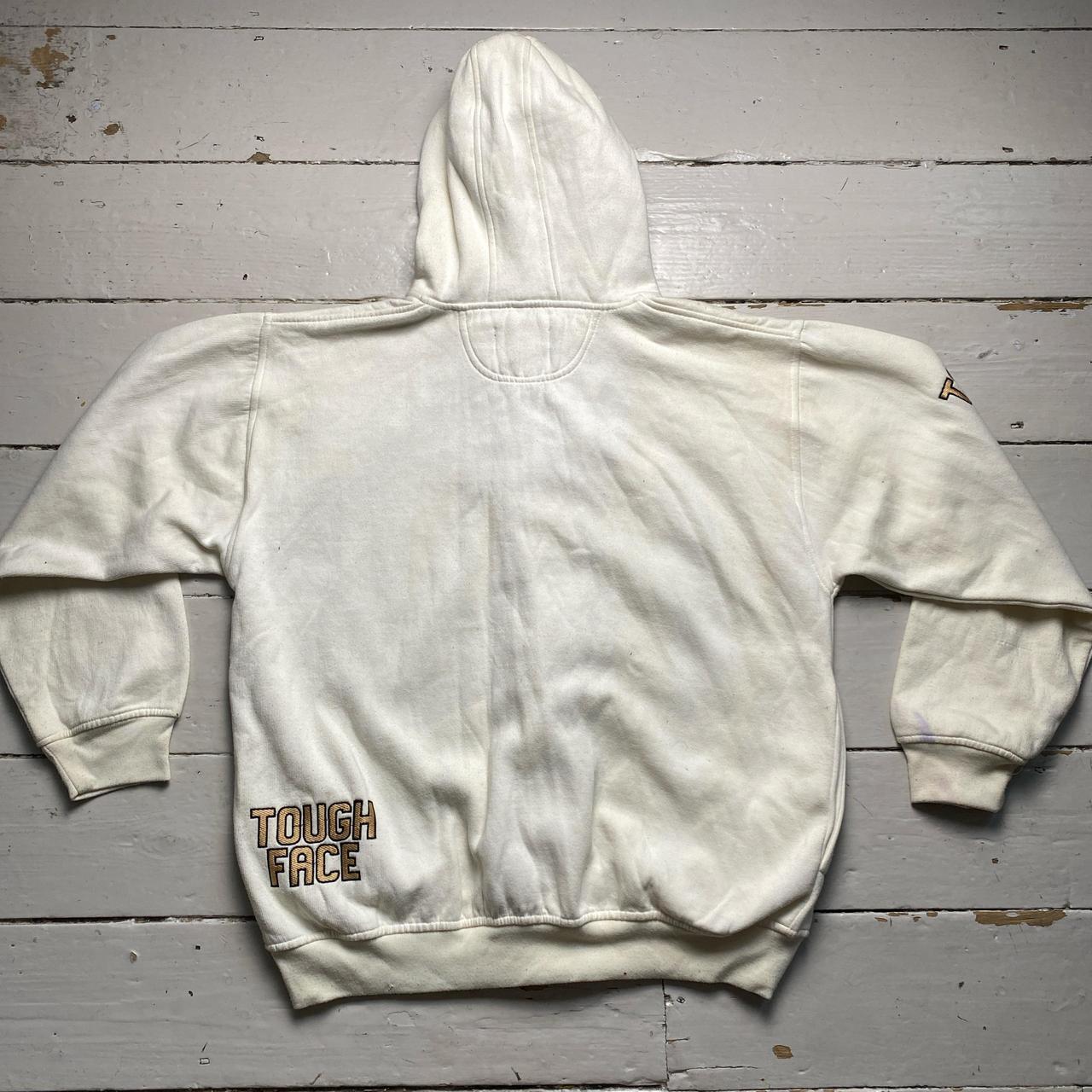 Tough Face 2 Pac Vintage 90’s Cream Hoodie