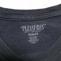 Pleasures Mental Attitude Black Green and White T Shirt (L)