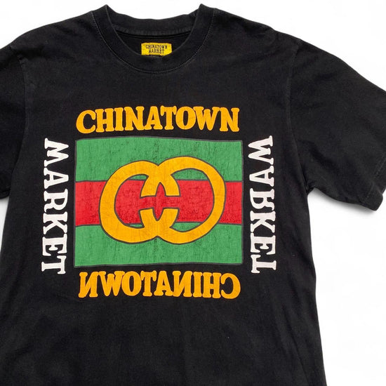 Chinatown Market Gucci Style Black T Shirt (M)
