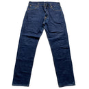 Evisu Vintage Navy Baggy Cream Daicock Swoosh Jeans (34W)