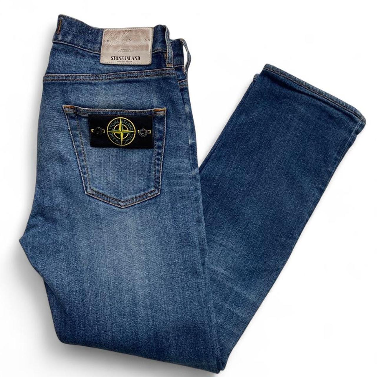 Stone Island Slim Light Blue Jeans (30W)