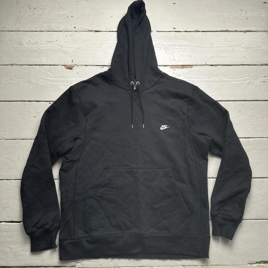 Nike Swoosh Black and White Hoodie