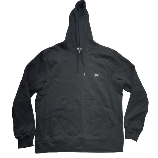Nike Swoosh Black and White Hoodie (XL)