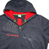 Nike Hackney Marshes Football Vintage y2k Black and Red Hoodie (XL)