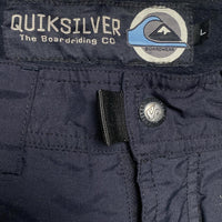 Quiksilver Black and White Cargo Combat Ski Salopette Trousers (L)