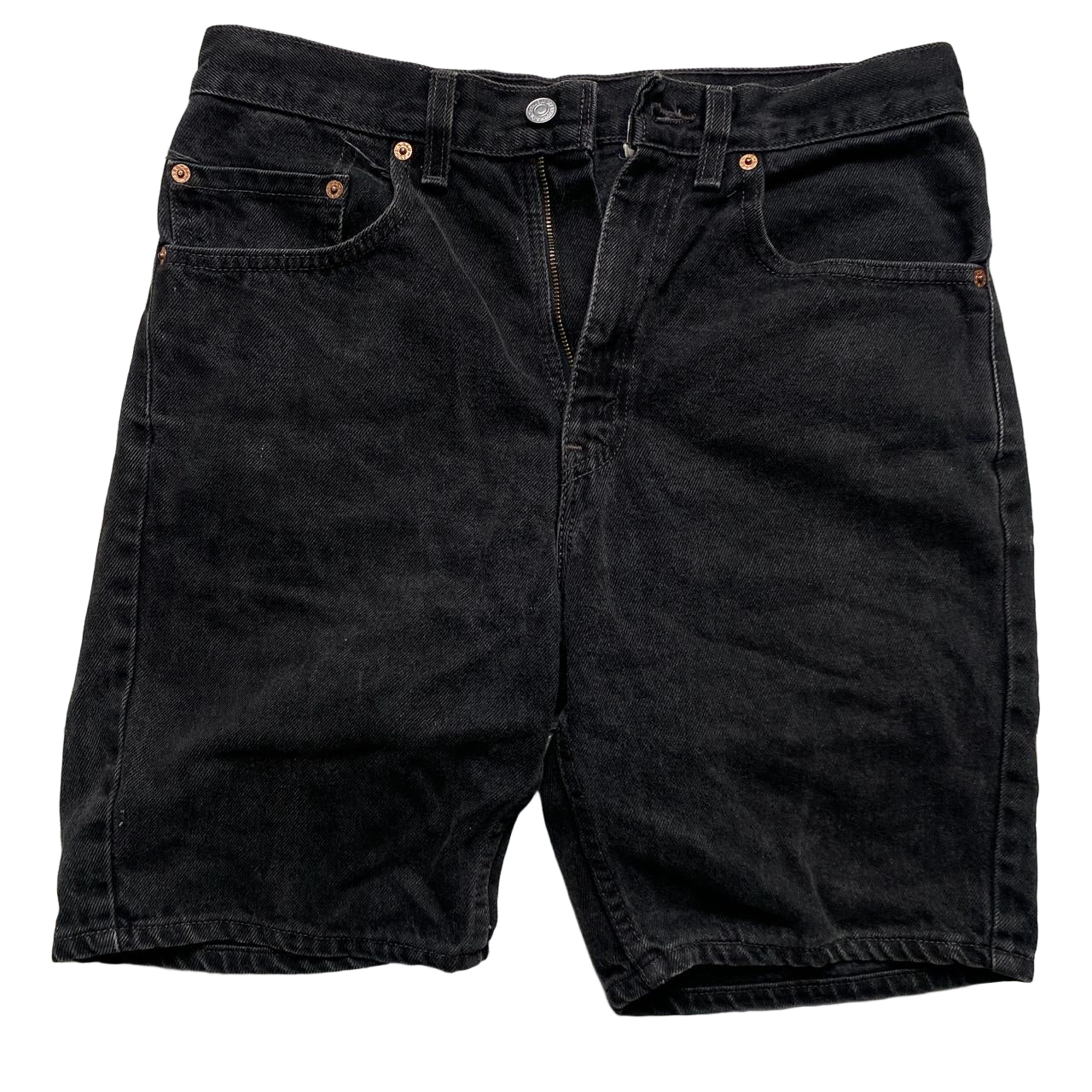 Levis 505 Charcoal Jean Jorts Shorts (31W)