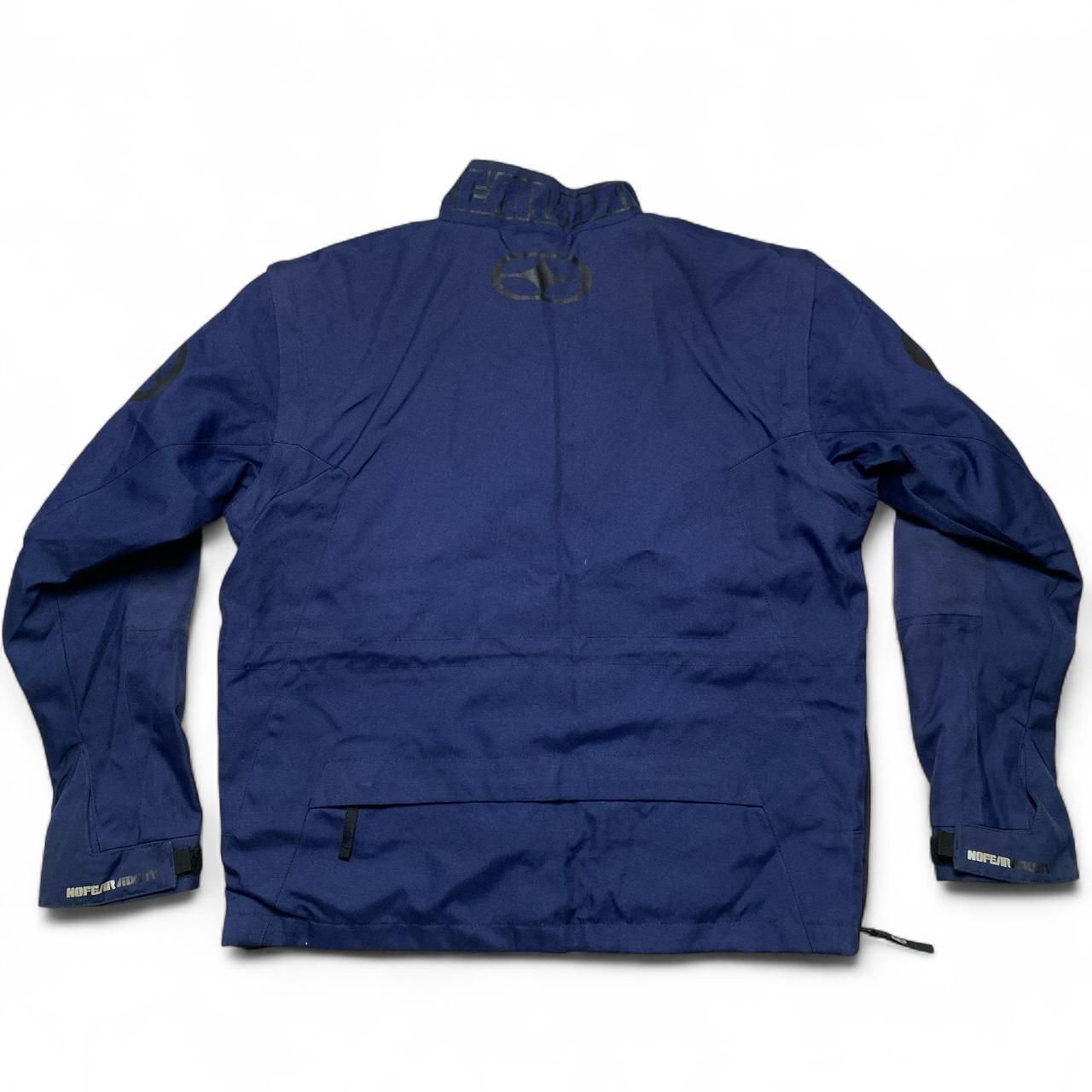 No Fear MX ON Blue and Black Biker Jacket (M)