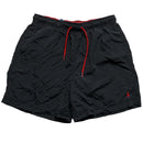 Polo Ralph Lauren Black and Red Swim Trunk Shorts (S)