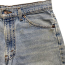 Levis 505 Vintage Stonewash Light Blue Denim Jort Jean Shorts (30W)