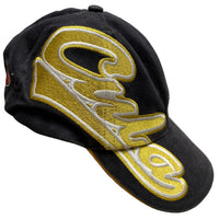 Cuba Batos Vintage Baseball Cap Black and Gold