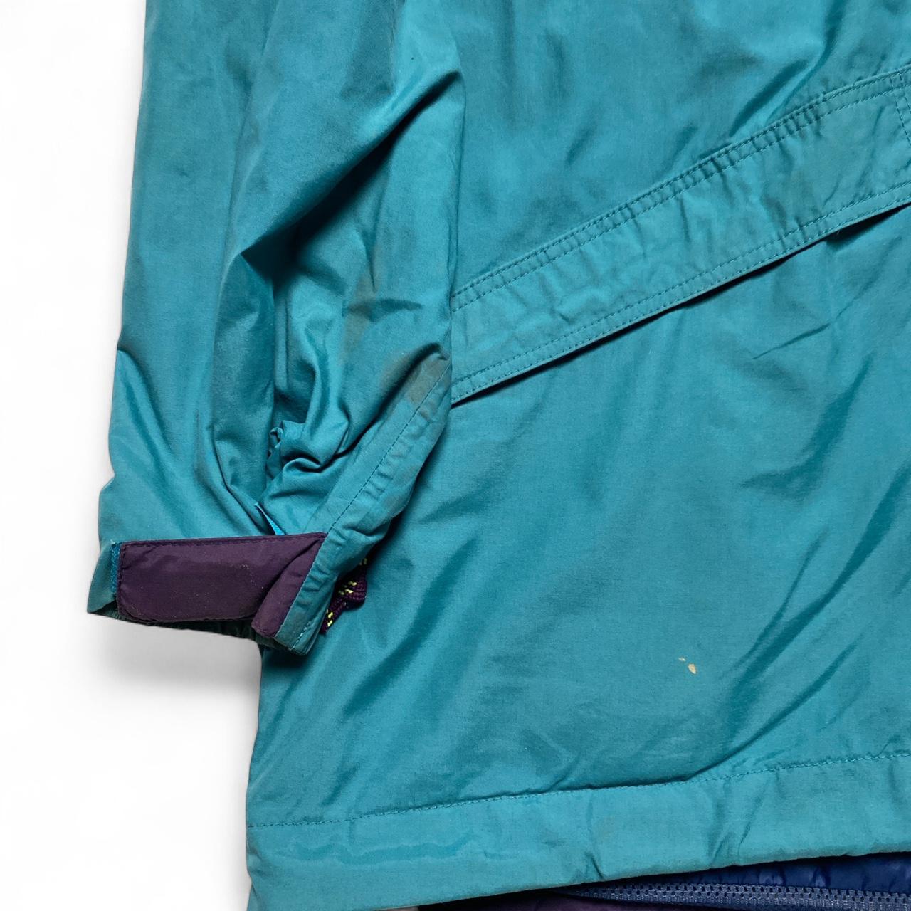Patagonia Vintage 90’s Green and Purple Skidoo Windbreaker (M)