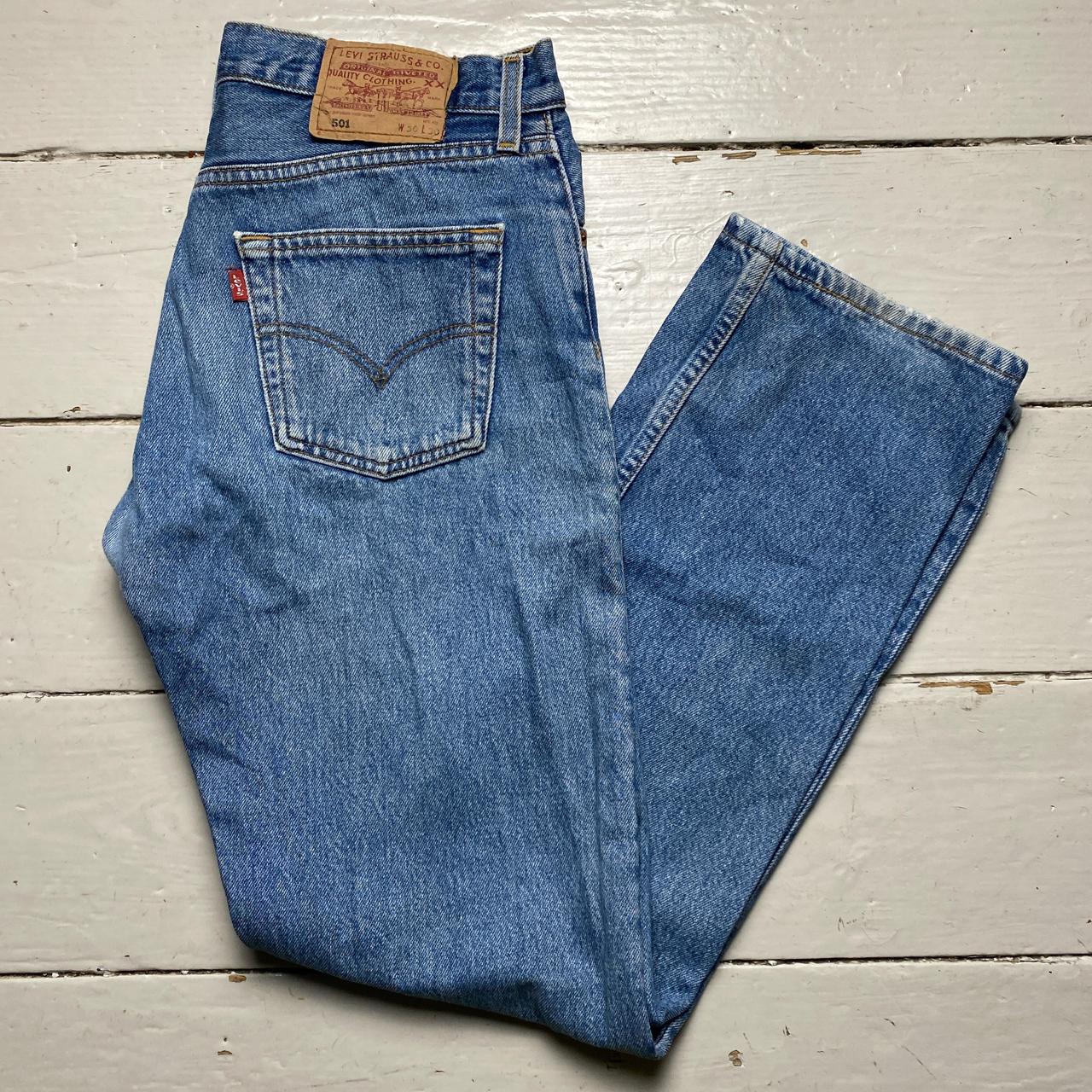 Levis 501 Baggy Vintage Light Blue Jeans