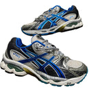 Asics Gel TN840 Silver Blue and White Trainers (UK 9)