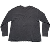 Ralph Lauren Polo Grey and White Waffle Knit Long Sleeve (XL)
