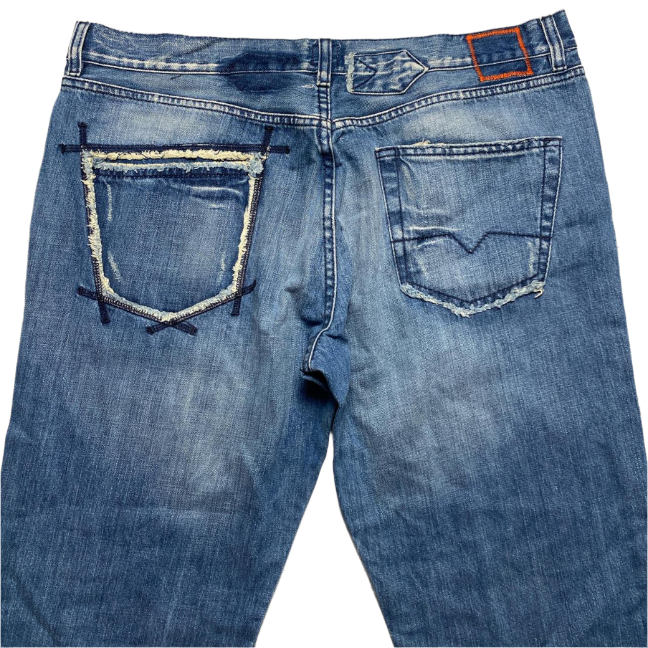 Hugo Boss Vintage Distressed Baggy Light Blue Jean (40W)