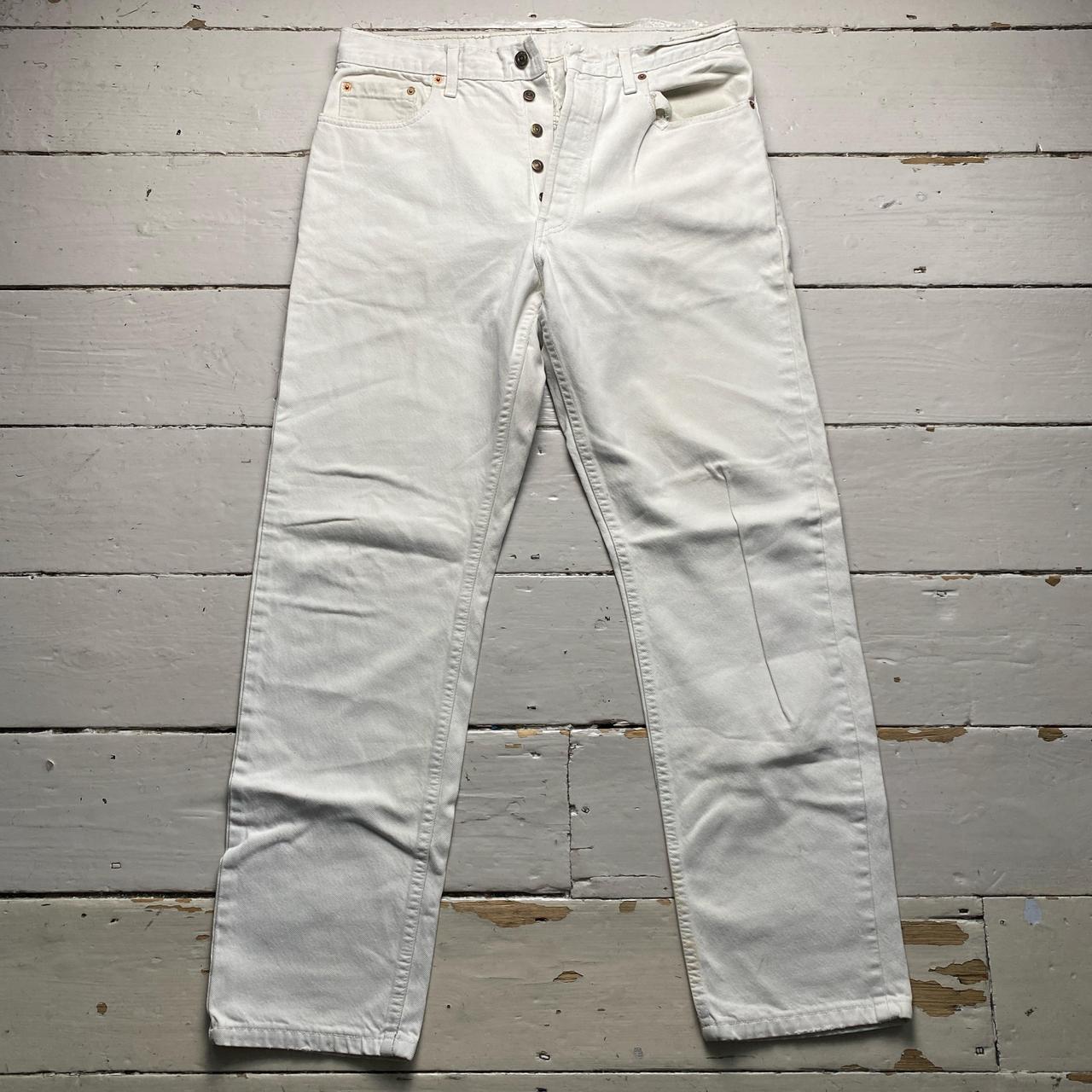 Levis 618 02 Vintage White Jeans