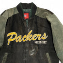 Green Bay Packers NFL Vintage Varsity Bomber Jacket (L)